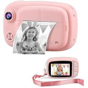 Digital Instant Camera voor Kinder met 32GB Geheugenkaart - Roze