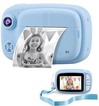 Digital Instant Camera voor Kinder met 32GB Geheugenkaart - Blauw