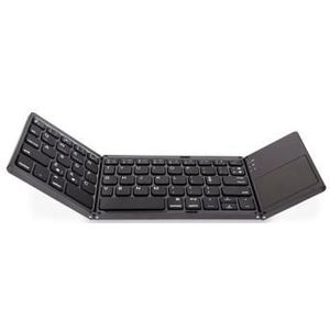 Opvouwbaar Draadloos Toetsenbord met Touchpad BK06 - Zwart