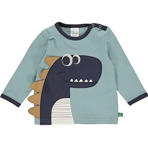 Fred'S World By Green Cotton Hello Dino L/S T Baby T-shirts en bovenstuk voor jongens, Minerale