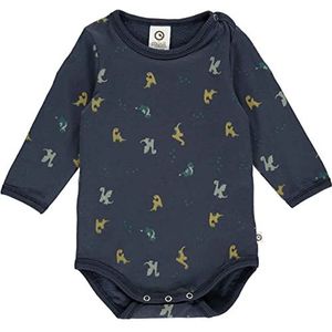 Müsli by Green Cotton Dragon L/S body basislaag voor baby's, jongens, Night Blue/Pine/Moss/Spa Groen