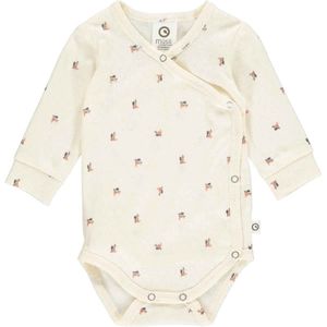 Müsli by Green Cotton Baby Jongens Mini Me L/S Body Base Layer, Botercrème/Night Blue/Spa Rose, 44