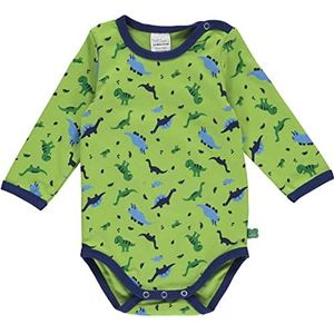 Fred's World by Green Cotton Baby Jongens Dinosaur L/S Body Base Layer, Lime/Happy Blue/Deep Blue/Aarde Green, 68 cm