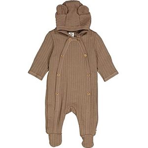 Müsli by Green Cotton Uniseks baby baby gewatteerde katoenen bodysuit, walnoot 56, Walnoot, 56