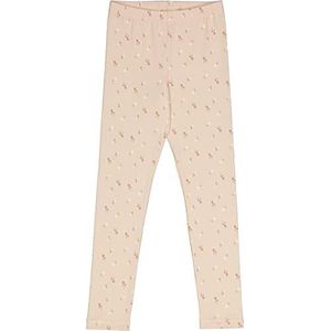Müsli by Green Cotton Anemones leggings voor meisjes, Balsem Rose/Corn/Balsem Cream, 104 cm (Slank)