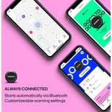 OOONO CO-DRIVER NO1: Waarschuwt in realtime voor flitspalen en gevaren in het verkeer, automatisch actief na verbinding met de smartphone via Bluetooth