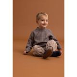 Bisgaard - Pantoffels - Nachtblauw - Lamswol - Klittenbandsluiting