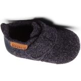 Bisgaard - Pantoffels - Nachtblauw - Lamswol - Klittenbandsluiting