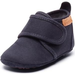 Bisgaard Jongens Home Shoe-Cotton Slippers, blauw navy 21, 18 EU