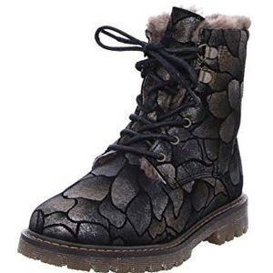 Bisgaard Maia Combat Boots voor meisjes, Zwart Black Flower 221, 29 EU