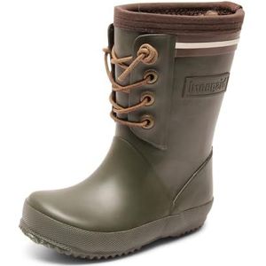 Bisgaard - Winterlaarzen gevoerd met veters voor kinderen - Thermo - Groen