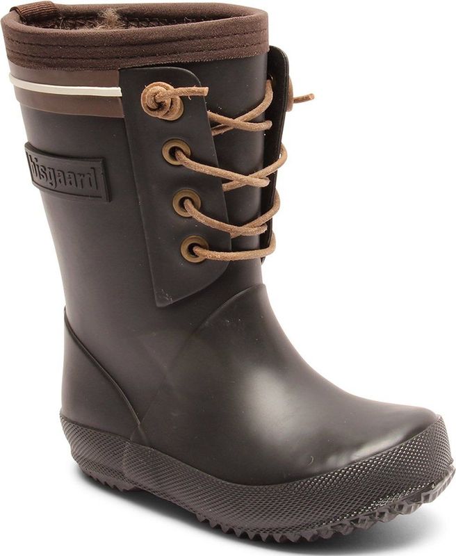 Bisgaard - Lace Thermo - Regenlaars - Zwart - Natuurlijk Rubber