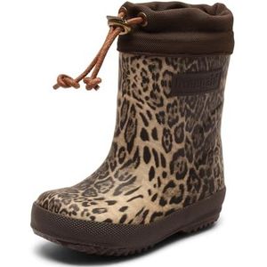 Bisgaard - Thermo Regenlaars - Leopard - Natuurlijk Rubber - Lamswol Voering