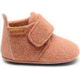 Bisgaard - 11200999 - Pantoffels - Roze - Wollen - Klittenbandsluiting