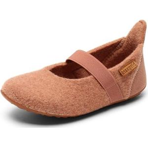 Bisgaard Ballerina Pantoffels - Wol - Dusty Roze - Bisgaard - 24 - Pantoffels