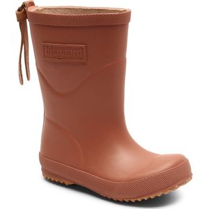 Bisgaard Unisex basic rubberen regenlaars voor kinderen, Oude Roos, 5 UK Child