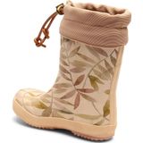 Bisgaard Bisgaard Thermo Regenlaarzen uniseks-kind ,Beige Leaves ,32 EU