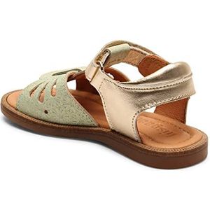 Bisgaard Cassidy o Sandal voor babymeisjes, mint flower, 26 EU