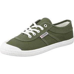 Kawasaki - Basic canvas sneakers - groen - platte damesschoenen groen, 3026 Black Forest, 36 EU