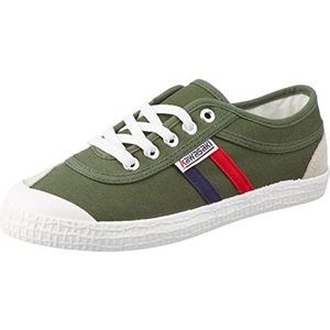 Kawasaki Retro canvas schoenen, uniseks sneakers voor volwassenen, 3026 Zwart Woud, 45 EU