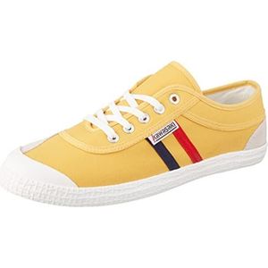 Kawasaki Uniseks retro canvas schoen low-top, 5005 Gouden Staaf, 43 EU