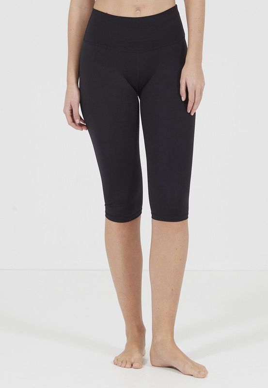 Fitness Tight - Zwart - Flexibele Stof - Elastische Tailleband