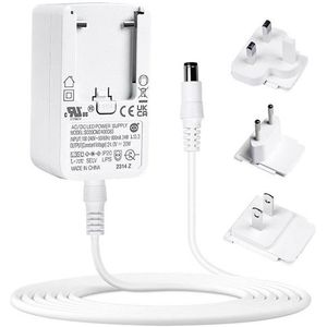 Litcessory RJ45 To 6-Pin Ethernet Cable Adapter For Philips Hue Lightstrip Plus 4 Pack Two Pairs White Standard 6 Pin V 3