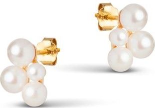 Enamel Copenhagen - Oorknoppen - Parelmoer & Goudkleurig