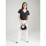 Basic zwart V-hals T-shirt Luvanna - mbyM