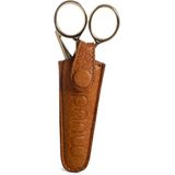 MUUD Espoo.Handgemaakt leren etui voor schaar 3.5x2x8cm