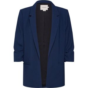 Soaked in Luxury - Navy Blazer - Dames - Blauw - ¾ Mouwen
