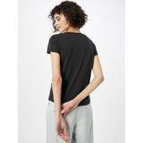SOAKED IN LUXURY SLColumbine V-neck SS - Black Black
