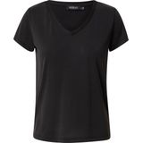 SOAKED IN LUXURY SLColumbine V-neck SS - Black Black