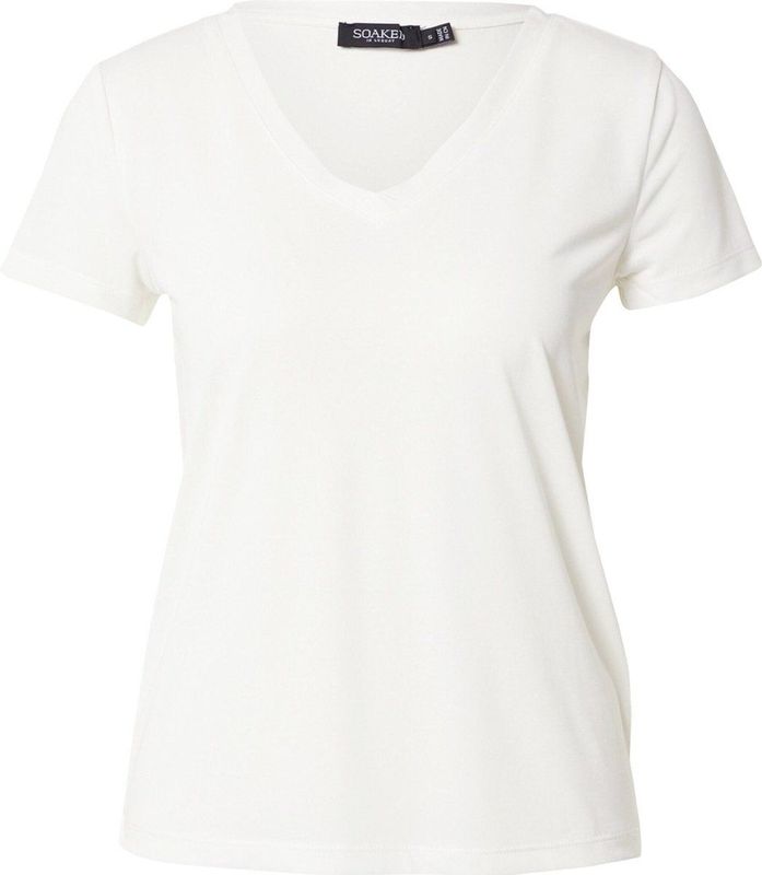 Soaked in Luxury - Columbine - T-shirt - V-hals - Korte Mouwen - Normale Pasvorm