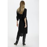 Jurk Zaya - Effen - Viscose - Driekwart Mouw - Normale Pasvorm