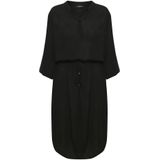 Jurk Zaya - Effen - Viscose - Driekwart Mouw - Normale Pasvorm