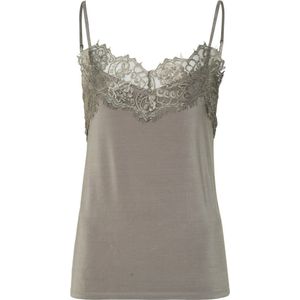 Soaked in Luxury, Dames, Tops, Beige, Maat: L