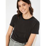 Soaked in Luxury - T-Shirt - Zwart - Polyester