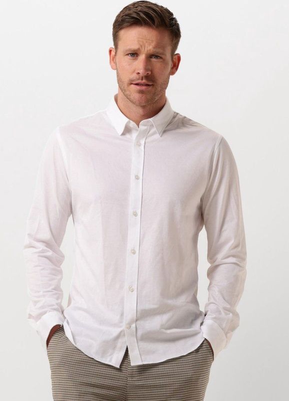 Matinique - Overhemd - Blauw - Katoen - Lange Mouwen