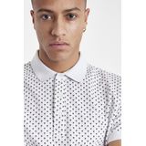 Casual Friday - David - Shirt - Wit - Slanke Pasvorm - Kwartmouw