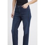 Capri Broek - Effen - Katoen - High Waist - Regular Pasvorm