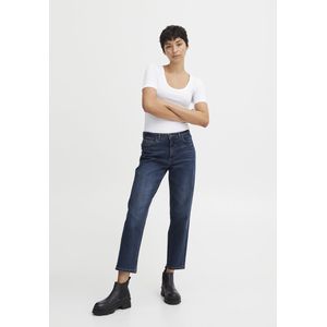 Capri Broek - Effen - Katoen - High Waist - Regular Pasvorm