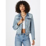 ICHI - Jeansjas - Dames - Regular Fit - Met Knoopsluiting - Twee Steekzakken