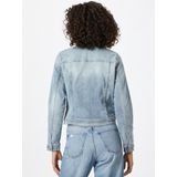 ICHI - Jeansjas - Dames - Regular Fit - Met Knoopsluiting - Twee Steekzakken