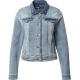 ICHI - Jeansjas - Dames - Regular Fit - Met Knoopsluiting - Twee Steekzakken