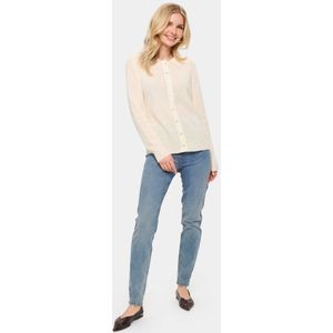 Saint Tropez, Dames, Jeans, Blauw, Maat: L Denim,
