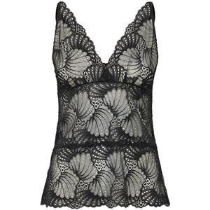 Saint Tropez - Daisysz Top Bluser - Mouwloos - Kanten Details - Polyester