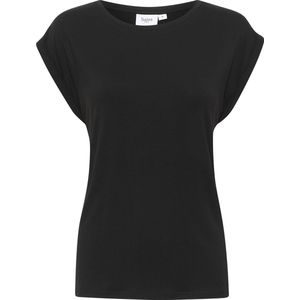 Saint Tropez - Zwart - T-shirt - Dames - Met Boothals
