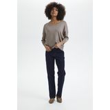 Saint Tropez - Milasz R-Neck Pullover - Gebreid - Atmos Melange - 80% Viscose, 20% Polyamide