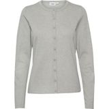 Saint Tropez - A8661 - Cardigan - Pearl Grey Melange - 80% Viscose, 20% Polyamide